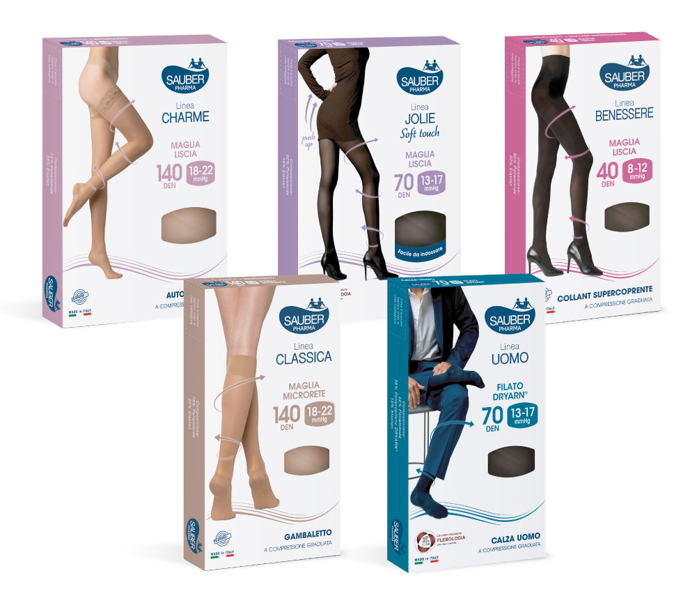 Pack linea Charme, Jolie, Benessere, Classica e Uomo